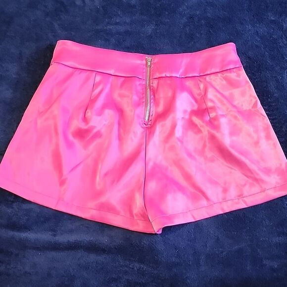 Pink Silky Shorts NWOT - Picture 3 of 3